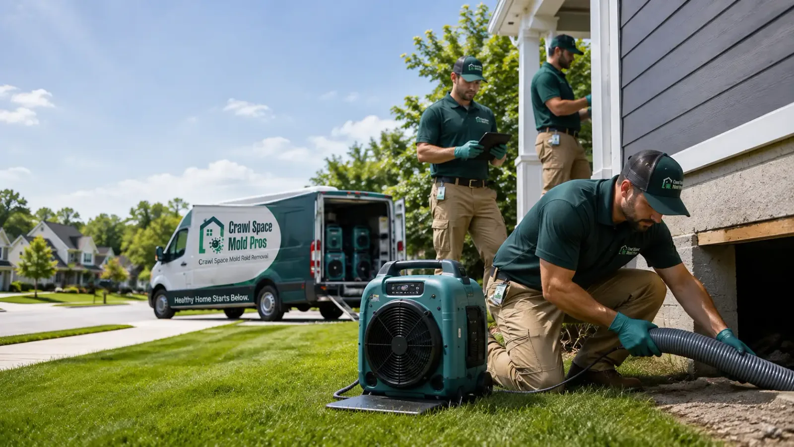 Crawl Space Mold Removal in Derrick City, PA